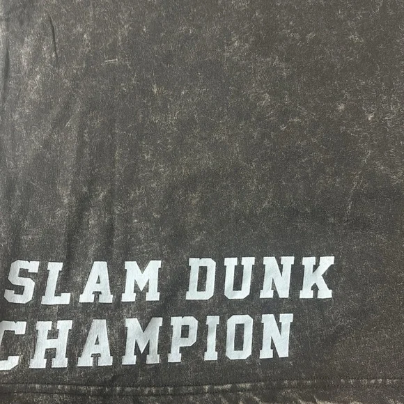 NWOT Cotton On Washed Black Tee with Basketball Embroidered Graphic, Size 11/12 - Picture 5 of 7